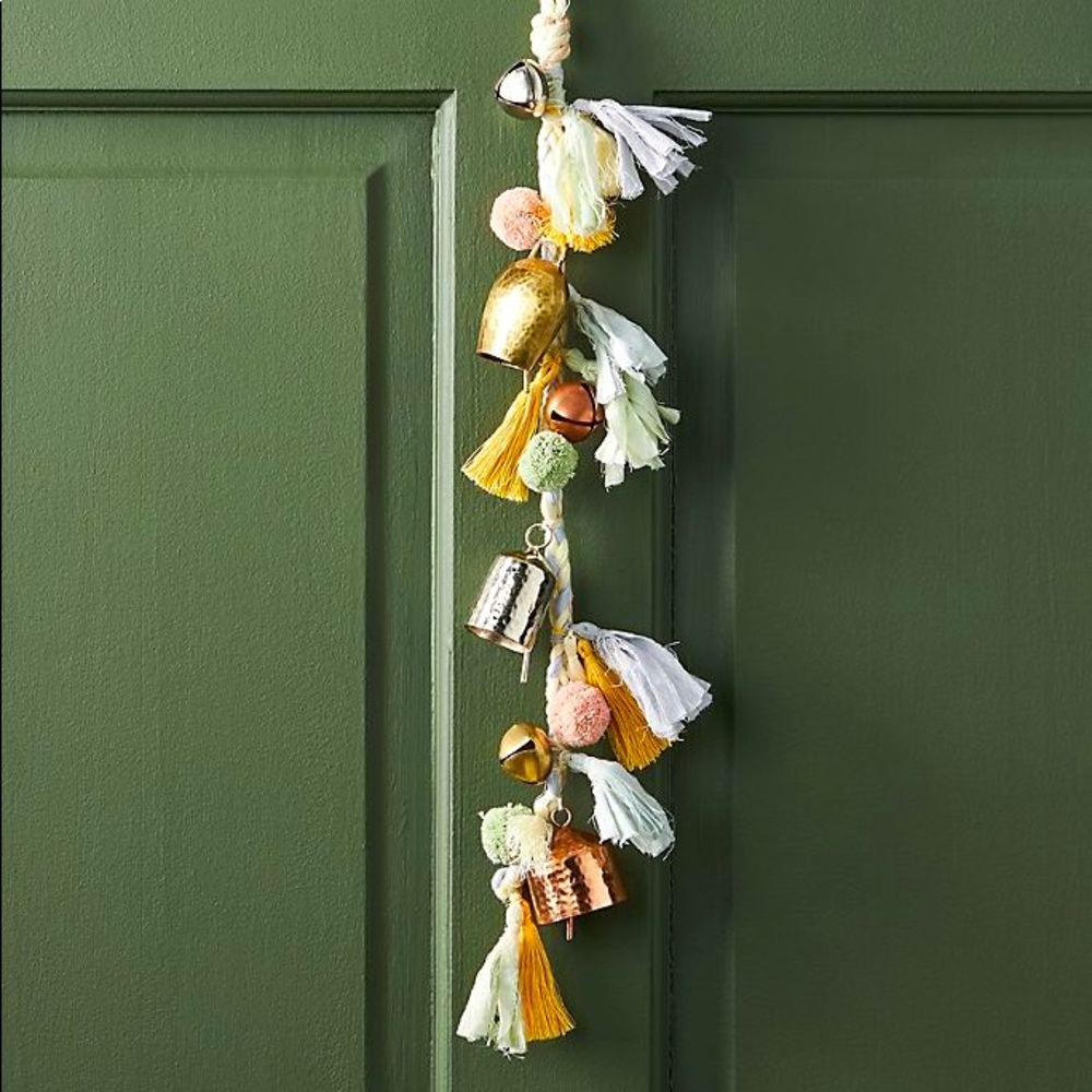 Anthropologie Good Cheer Door Hanger